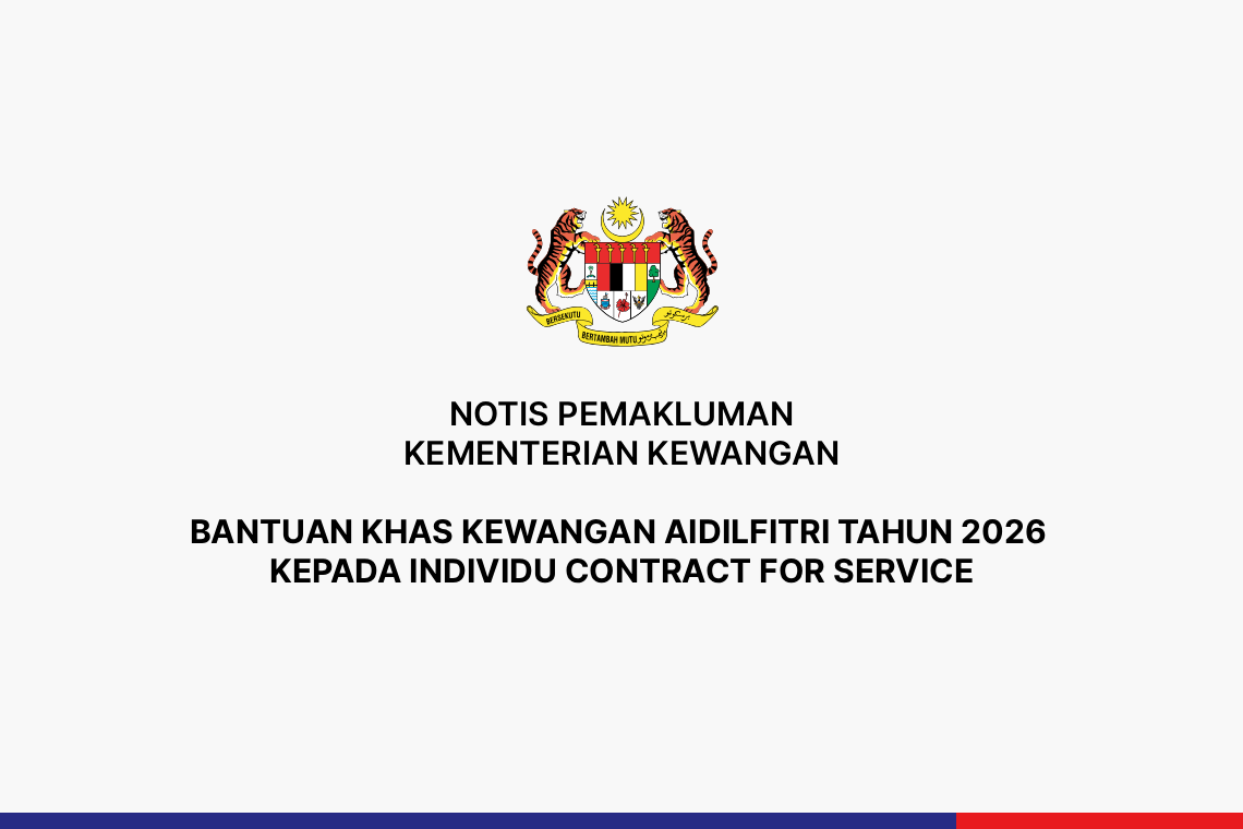 Bantuan Khas Kewangan Aidilfitri Tahun 2026 Kepada Individu Contract For Service